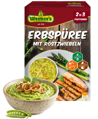 Preview: Werners Erbspüree mit Röstzwiebeln 2 x 3 Portionen